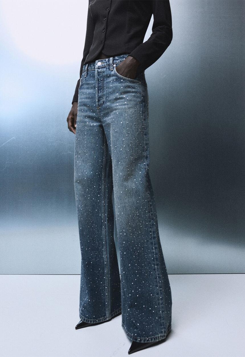 MANGO - Jeans caribe - open blue