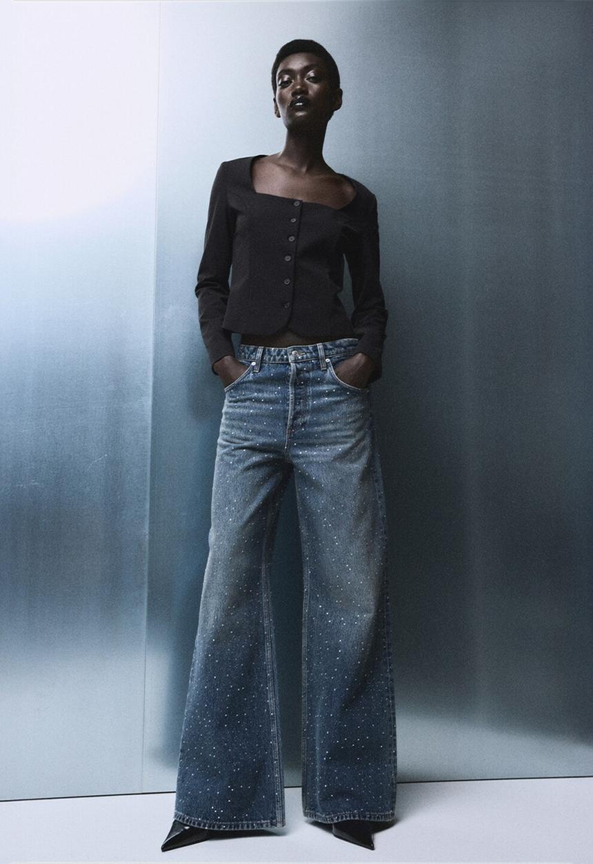 MANGO - Jeans caribe - open blue