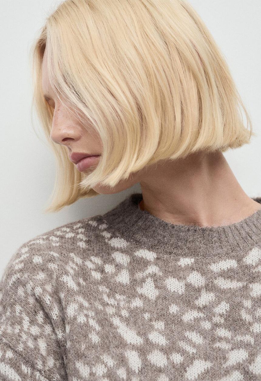MANGO - Sweater pitiusa - light beige