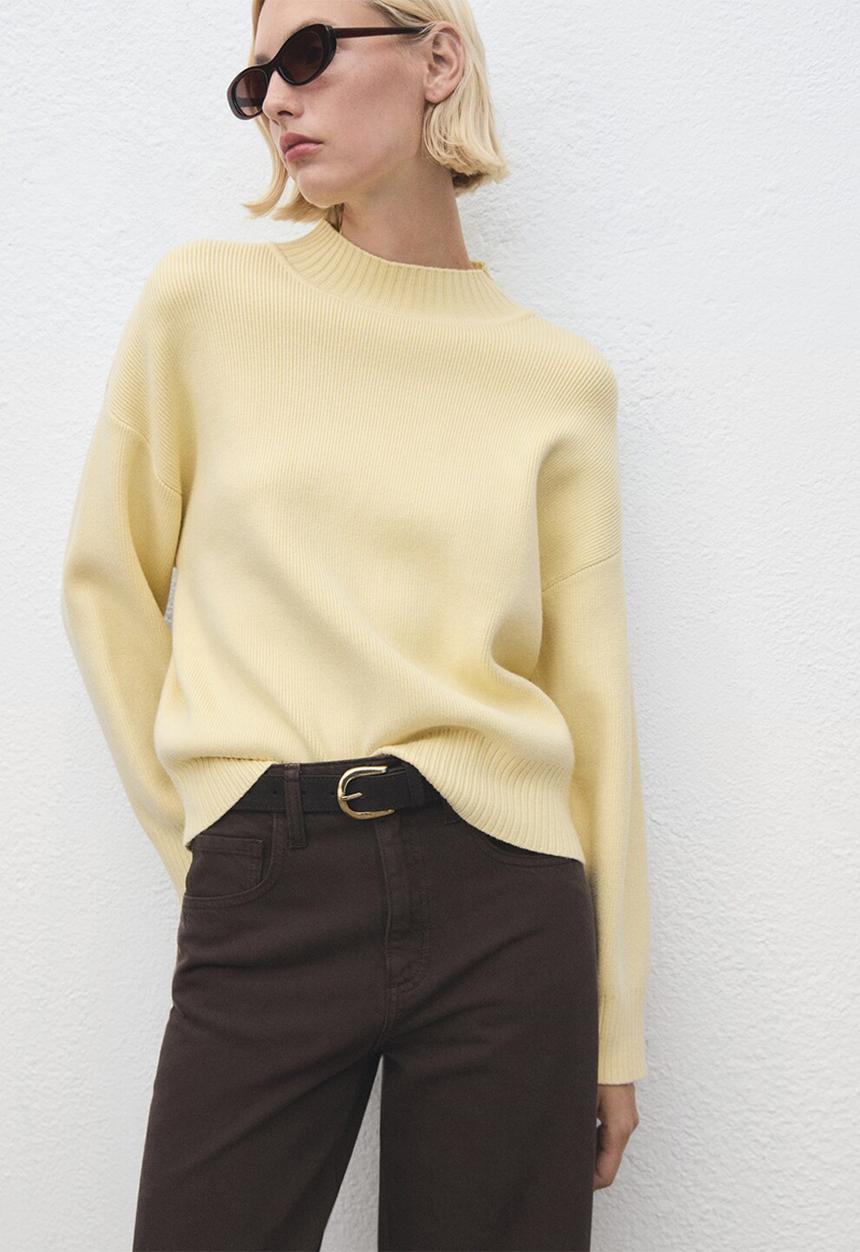 MANGO - Sweater rino - yellow