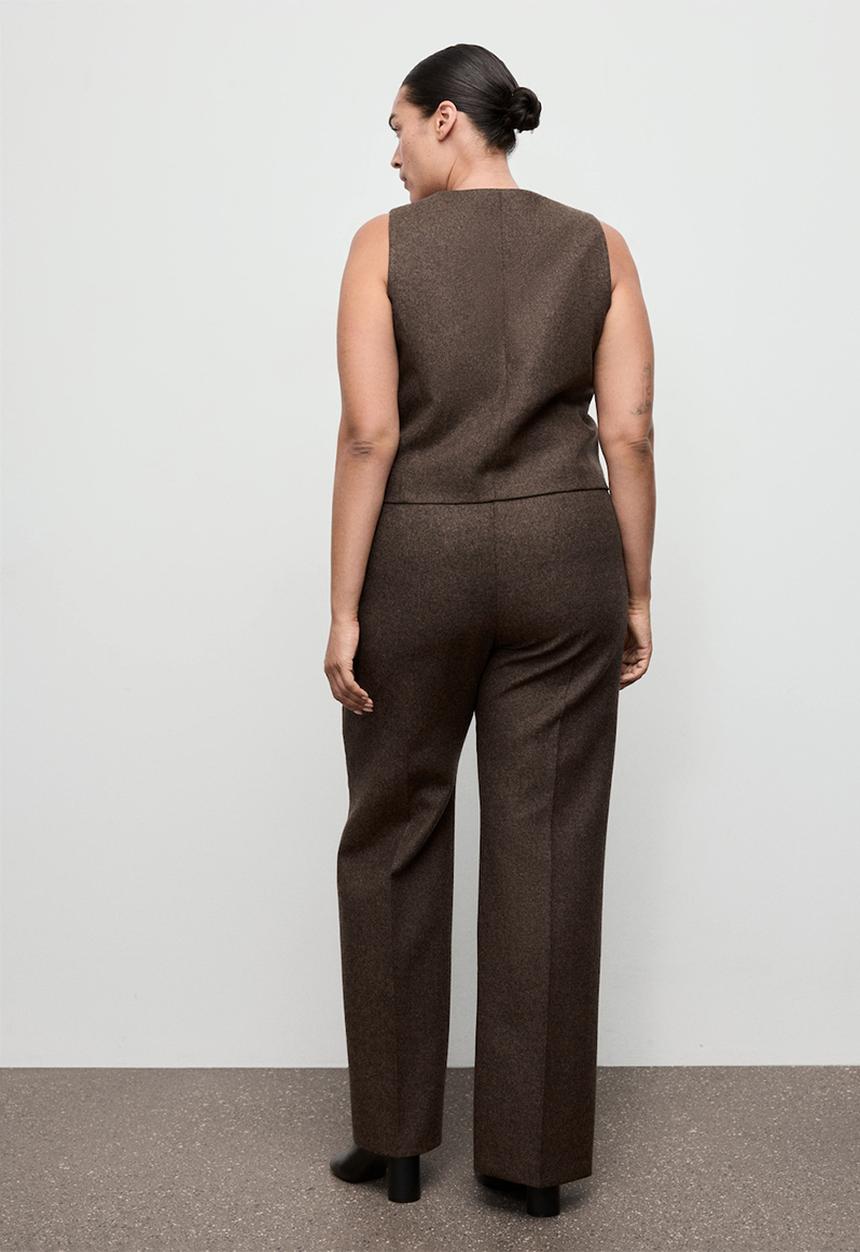 MANGO - Pants piper - brown