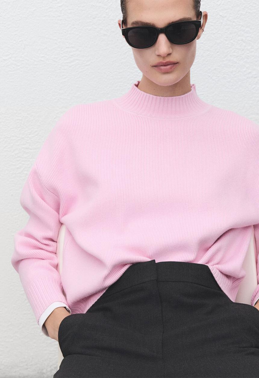 MANGO - Sweater rino - pink