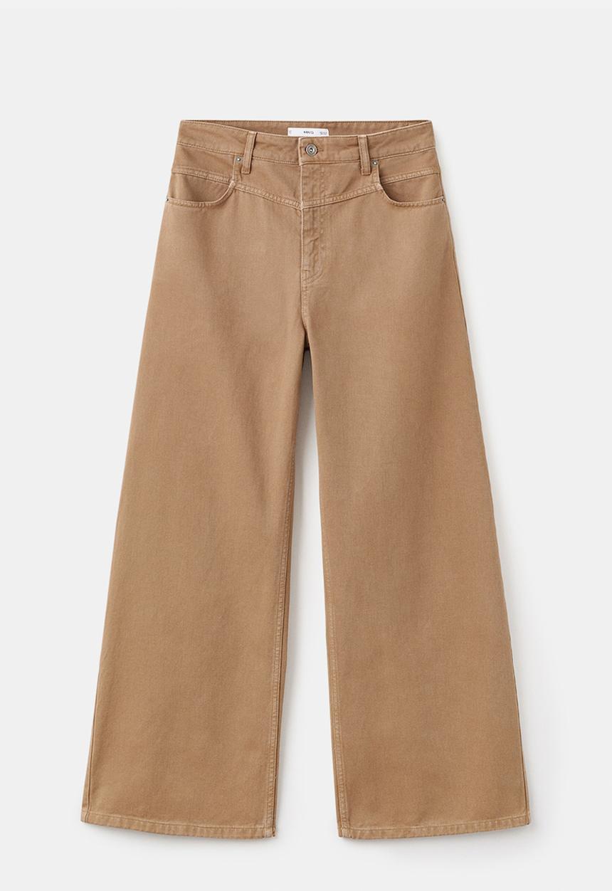 MANGO - Jeans blair - brown