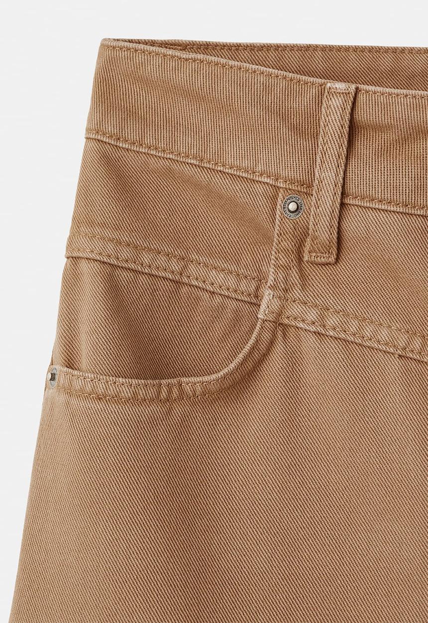 MANGO - Jeans blair - brown