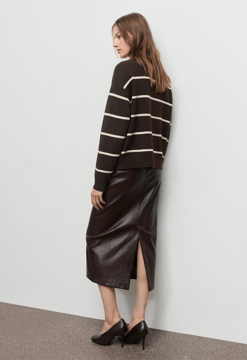 MANGO - Sweater marina - dark brown