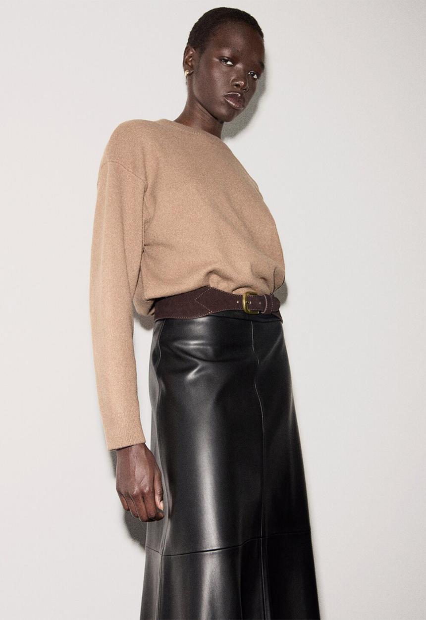 MANGO - Sweater mariano - medium brown
