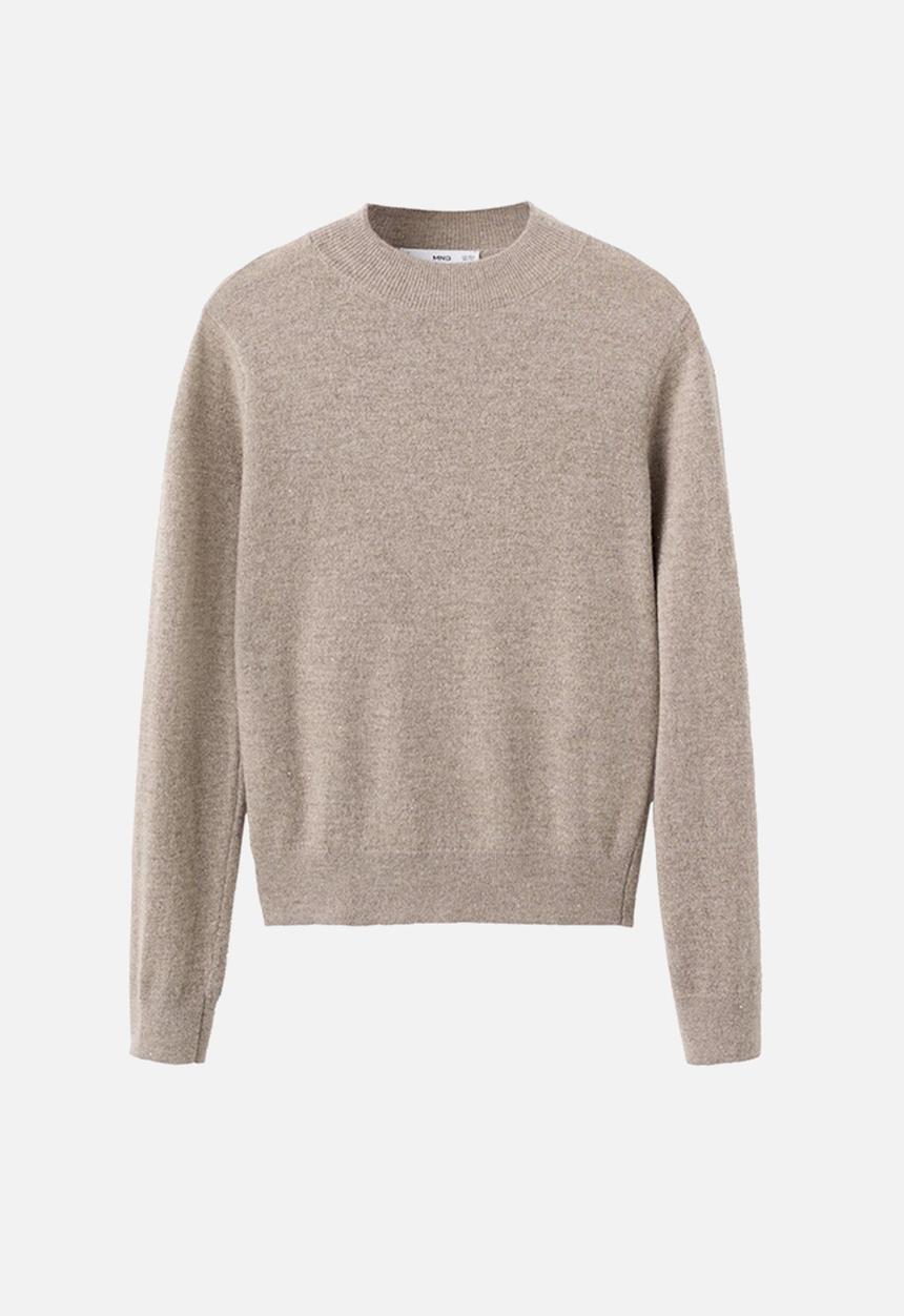 MANGO - Sweater bronco - light pastel gray