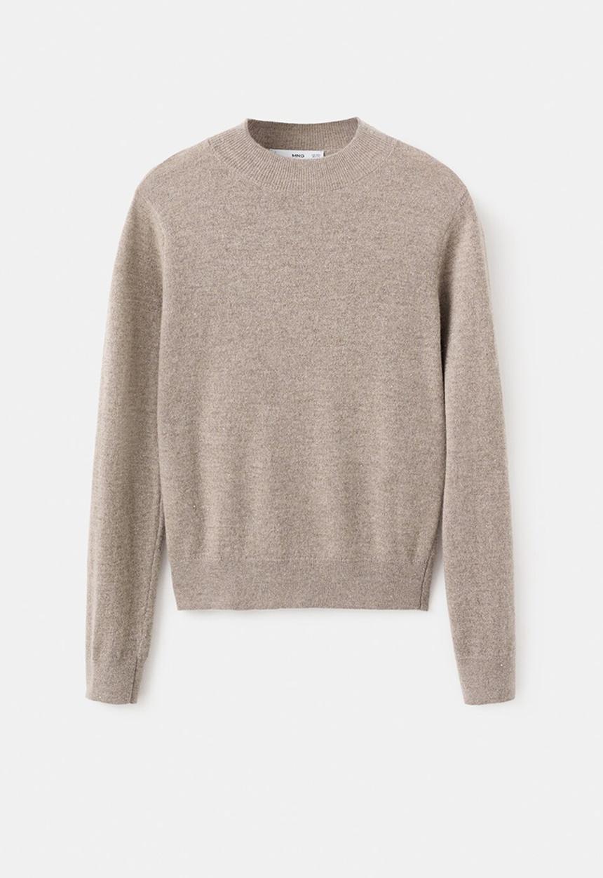 MANGO - Sweater bronco - light pastel gray