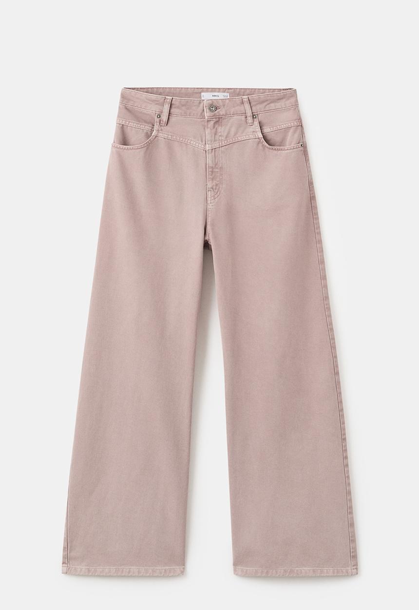 MANGO - Jeans blair - light/pastel pink