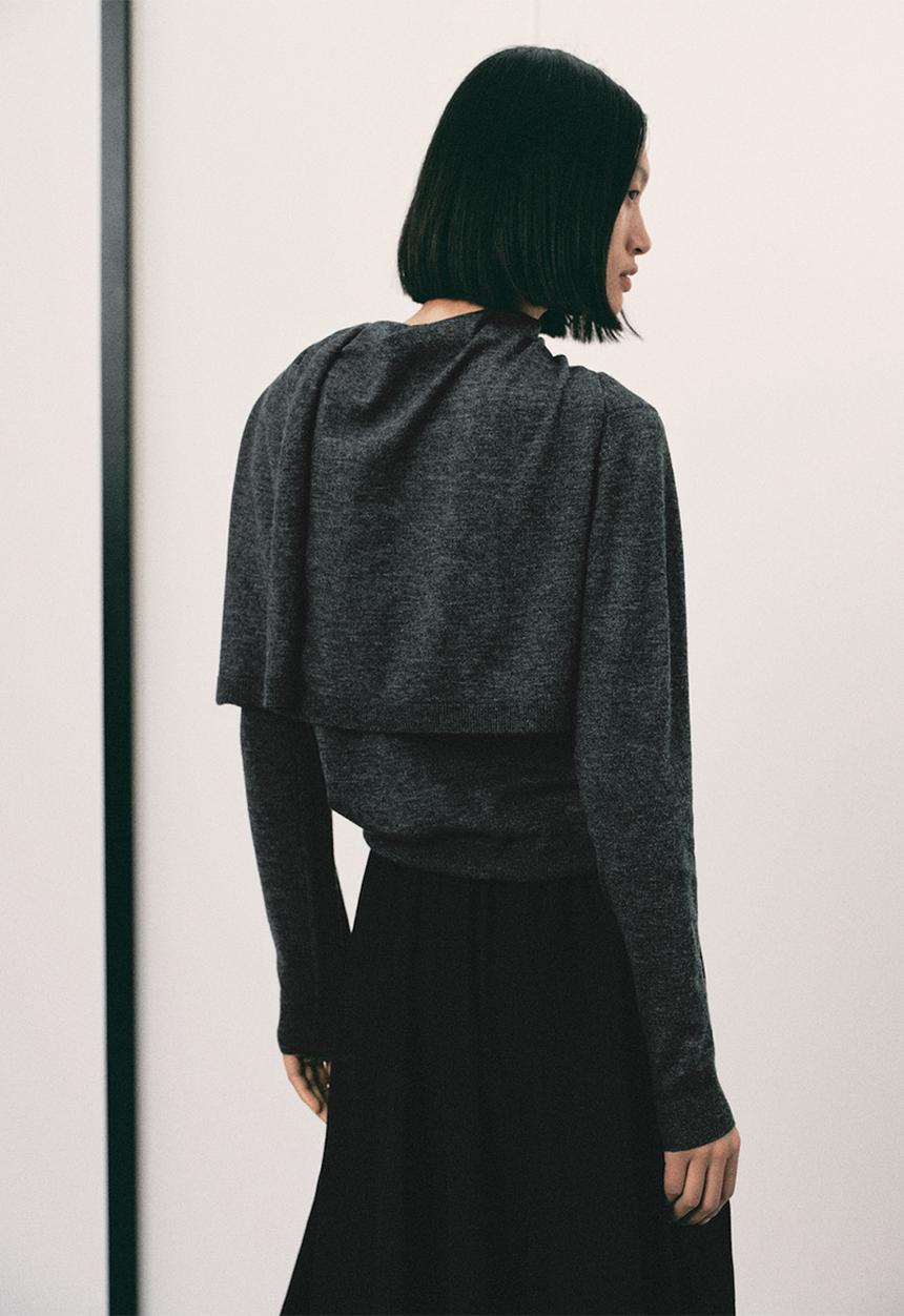 MANGO - Sweater academic - medium gray