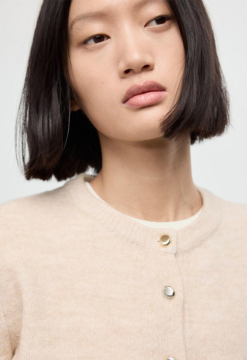 MANGO - Cardigan eliote - light beige
