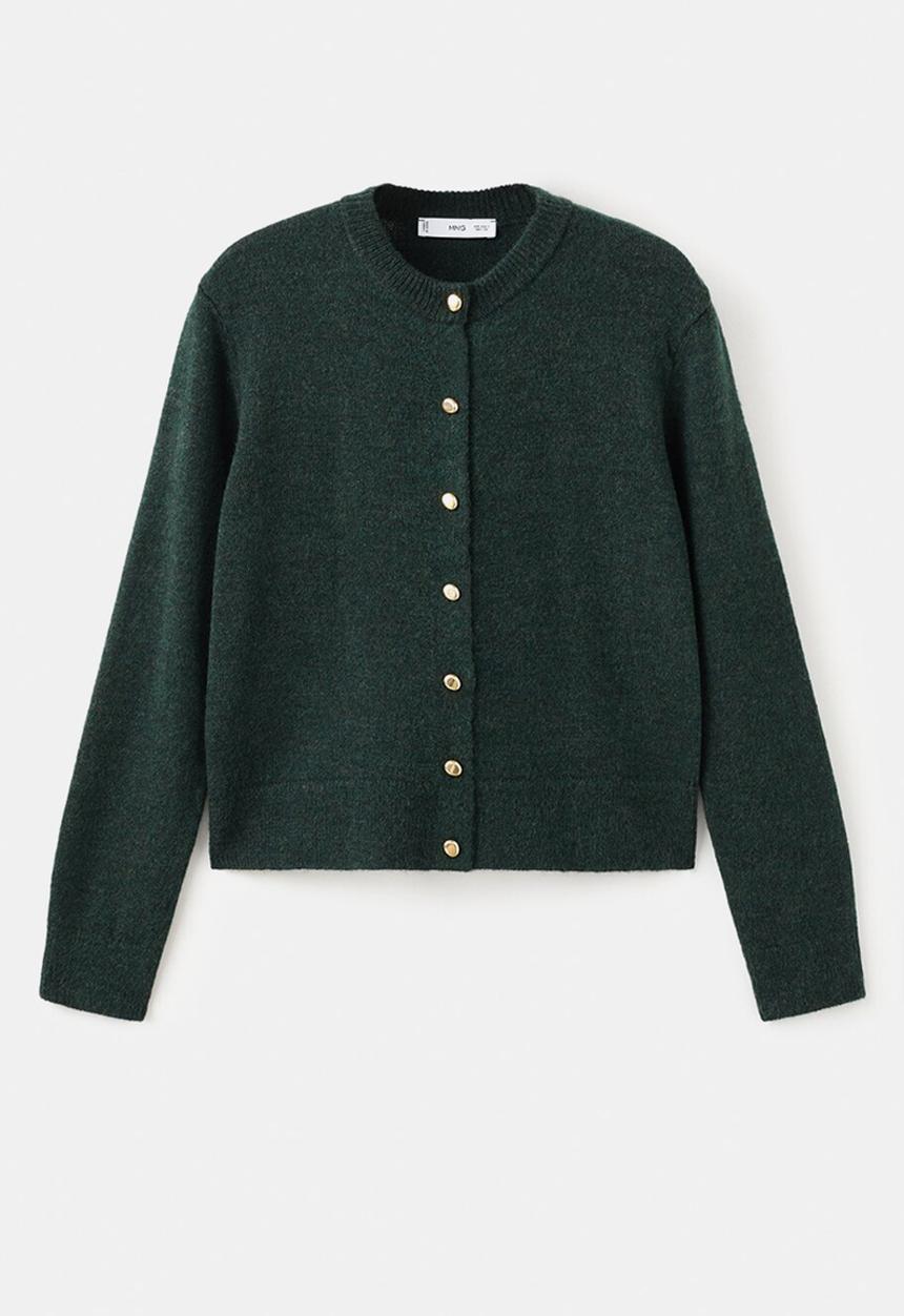 MANGO - Cardigan eliote - green
