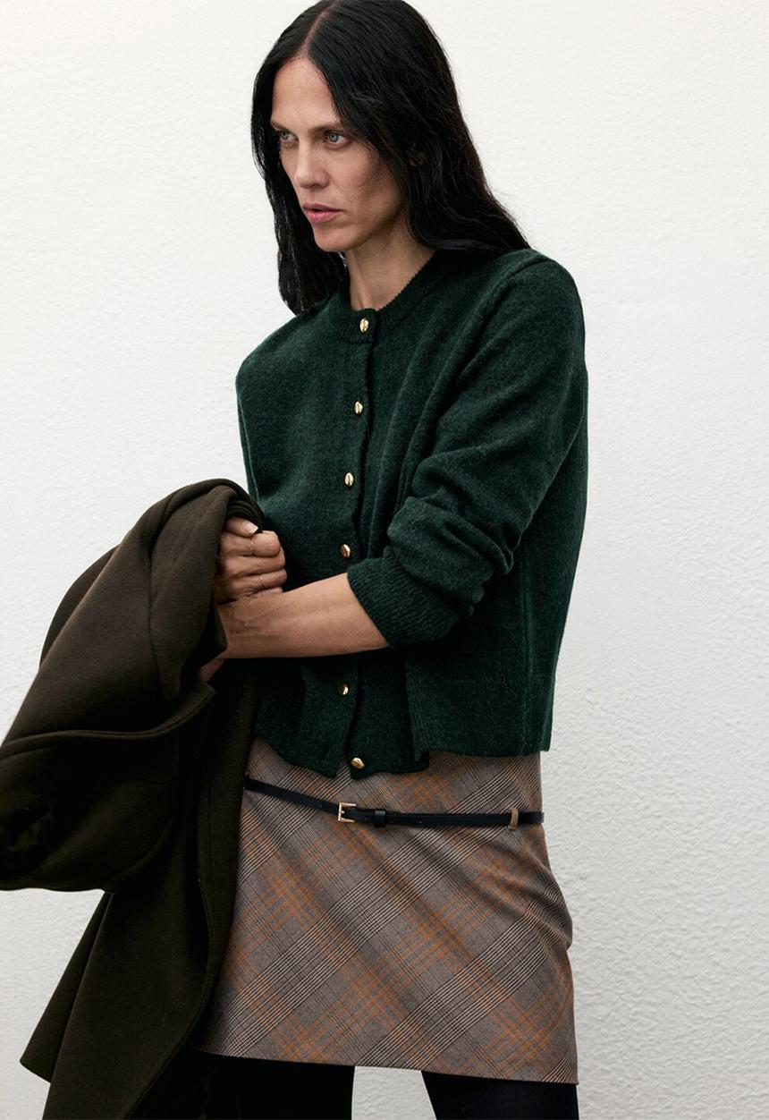 MANGO - Cardigan eliote - green