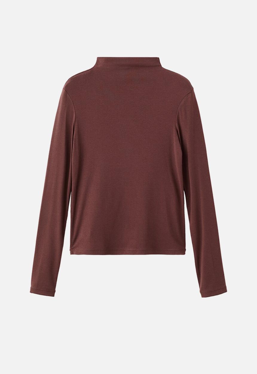 MANGO - T-shirt secondpe - brown