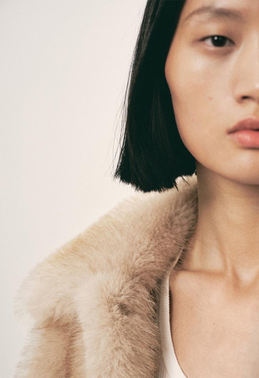 MANGO - Coat geneva - light beige