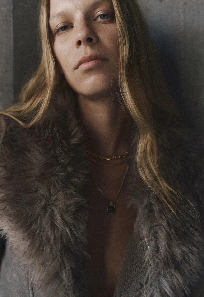 MANGO - Jacket furby - gray