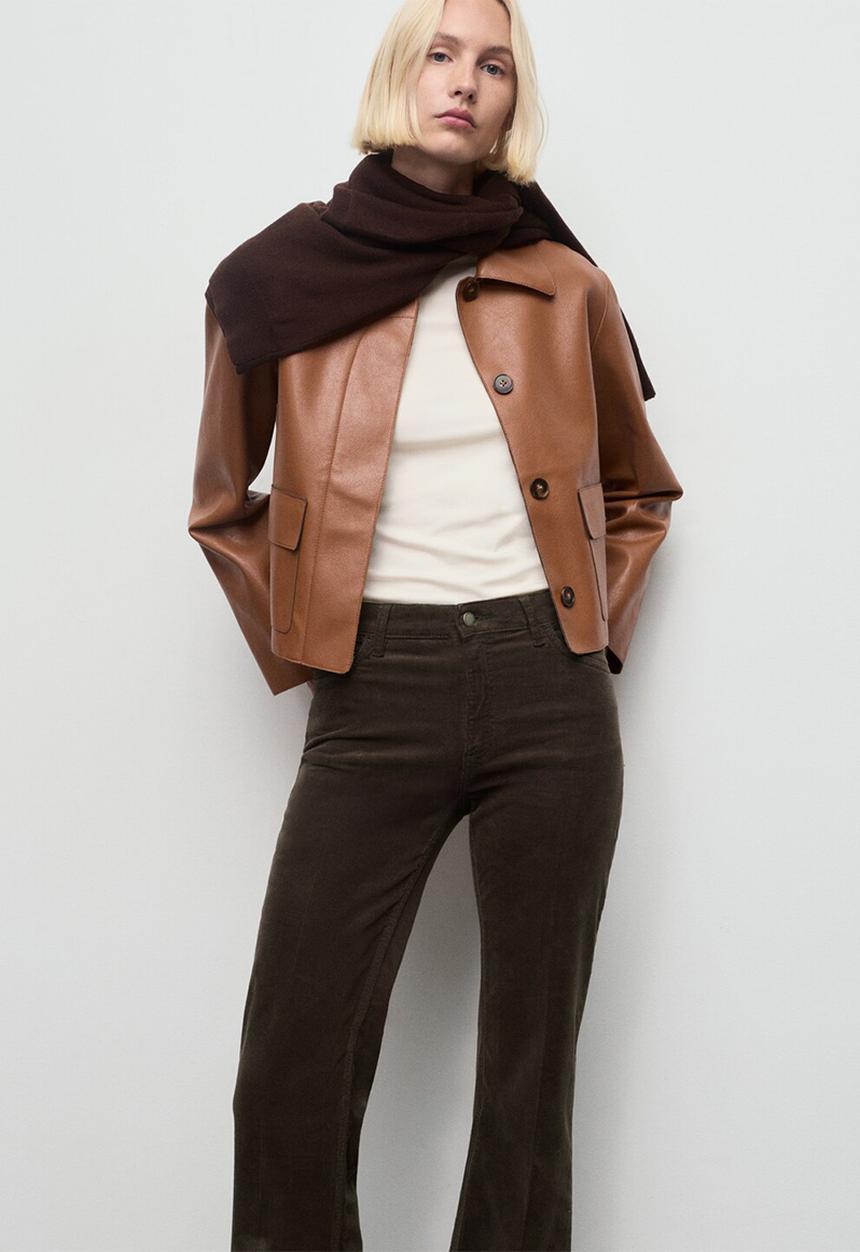 MANGO - Jeans jolenep - dark brown
