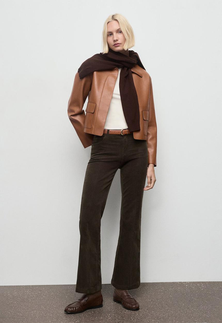 MANGO - Jeans jolenep - dark brown
