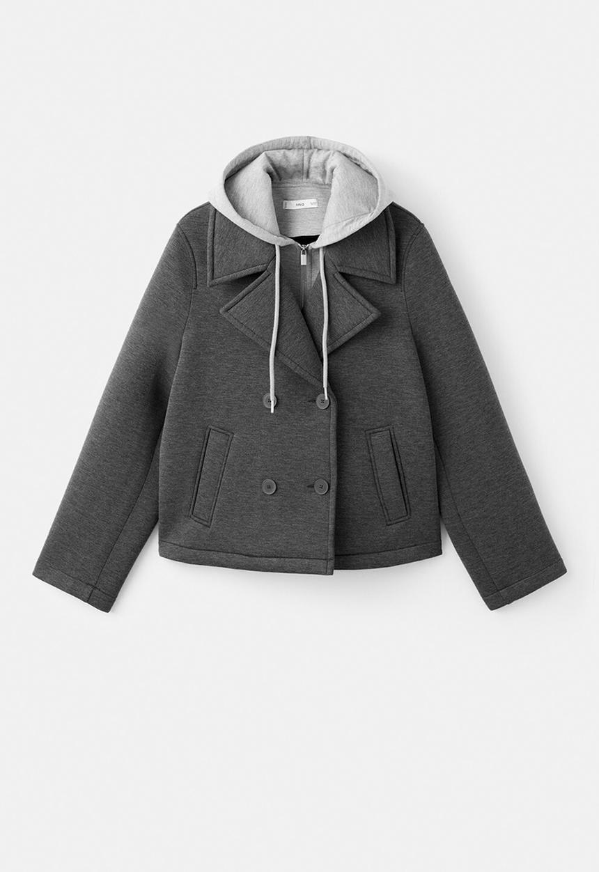 MANGO - Jacket nera - medium grey