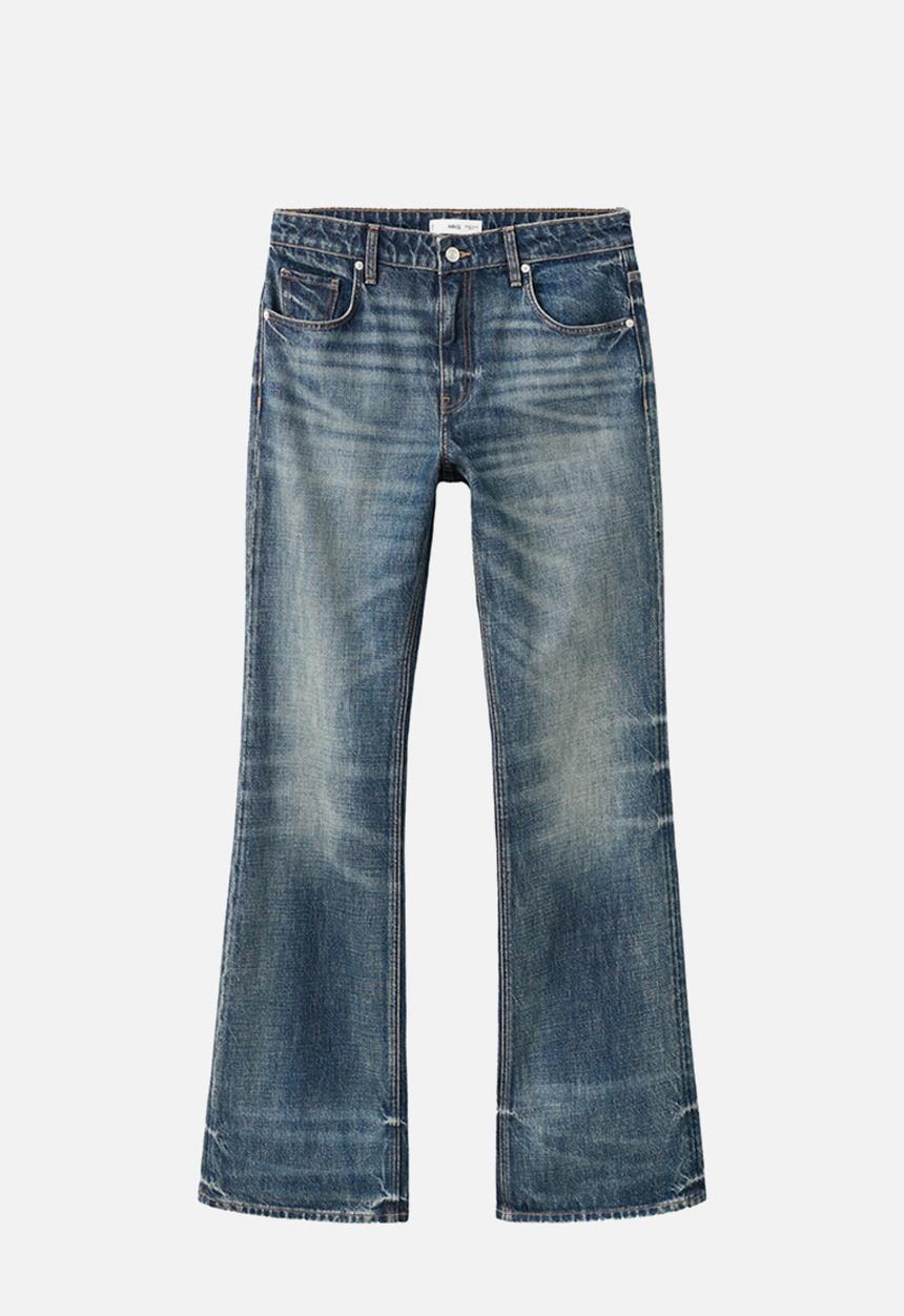 MANGO - Jeans luna - open blue