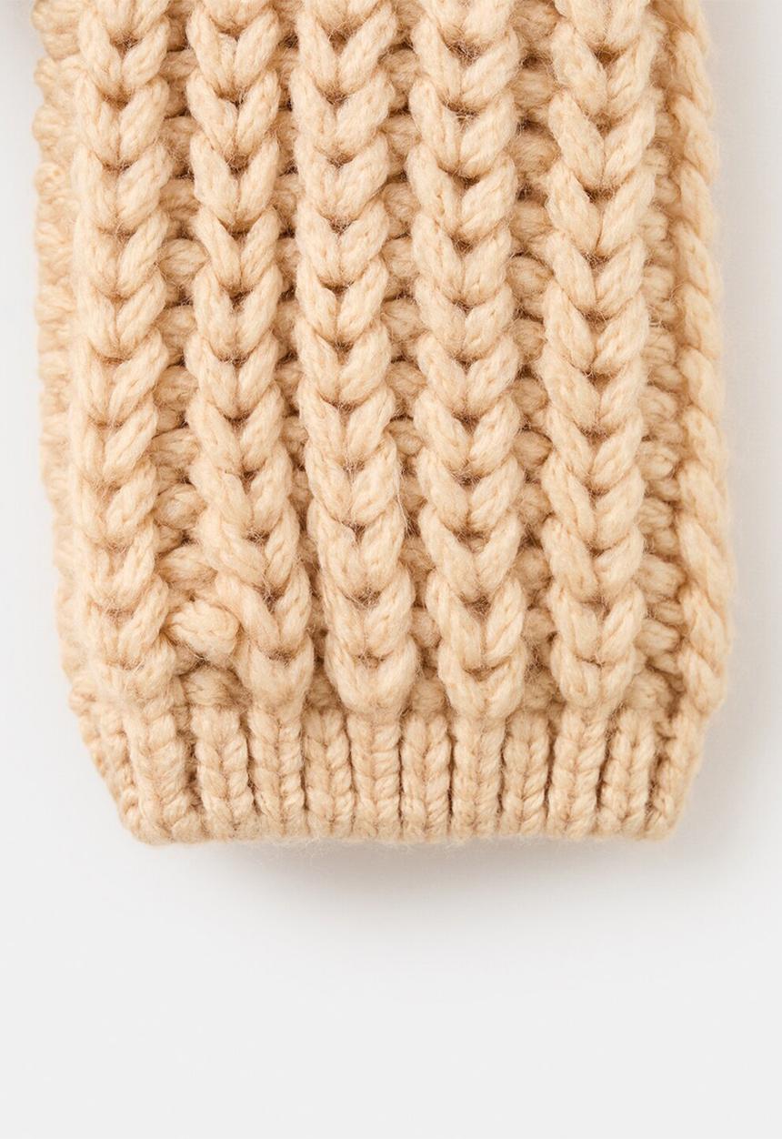 MANGO - Cardigan farina - light beige