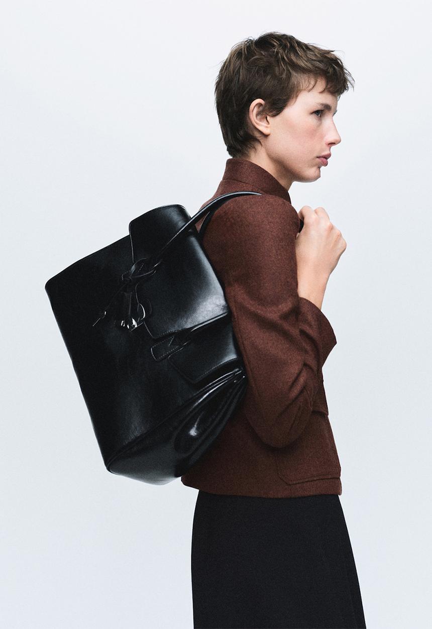 MANGO - Jacket greta - dark beige