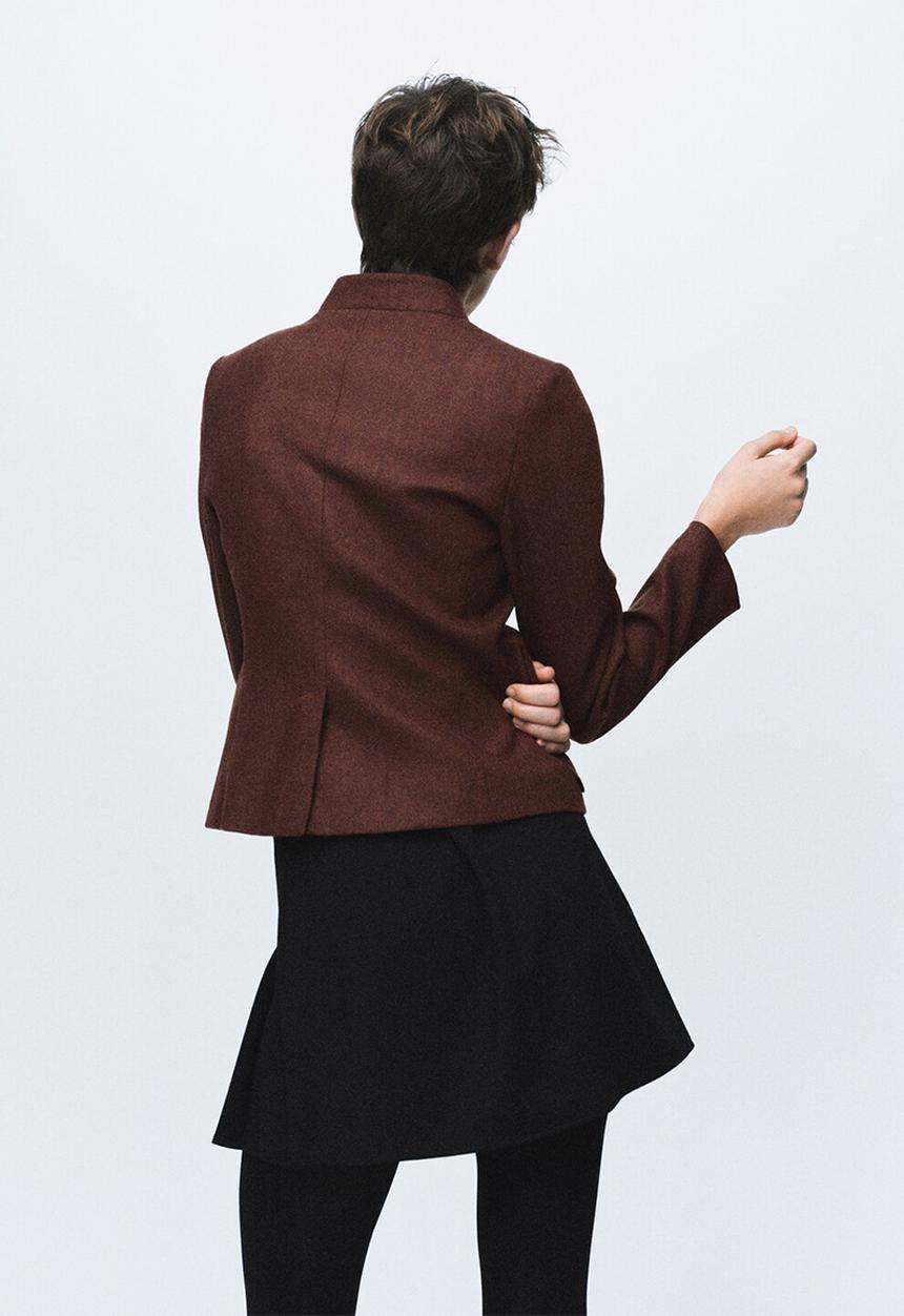 MANGO - Jacket greta - dark beige