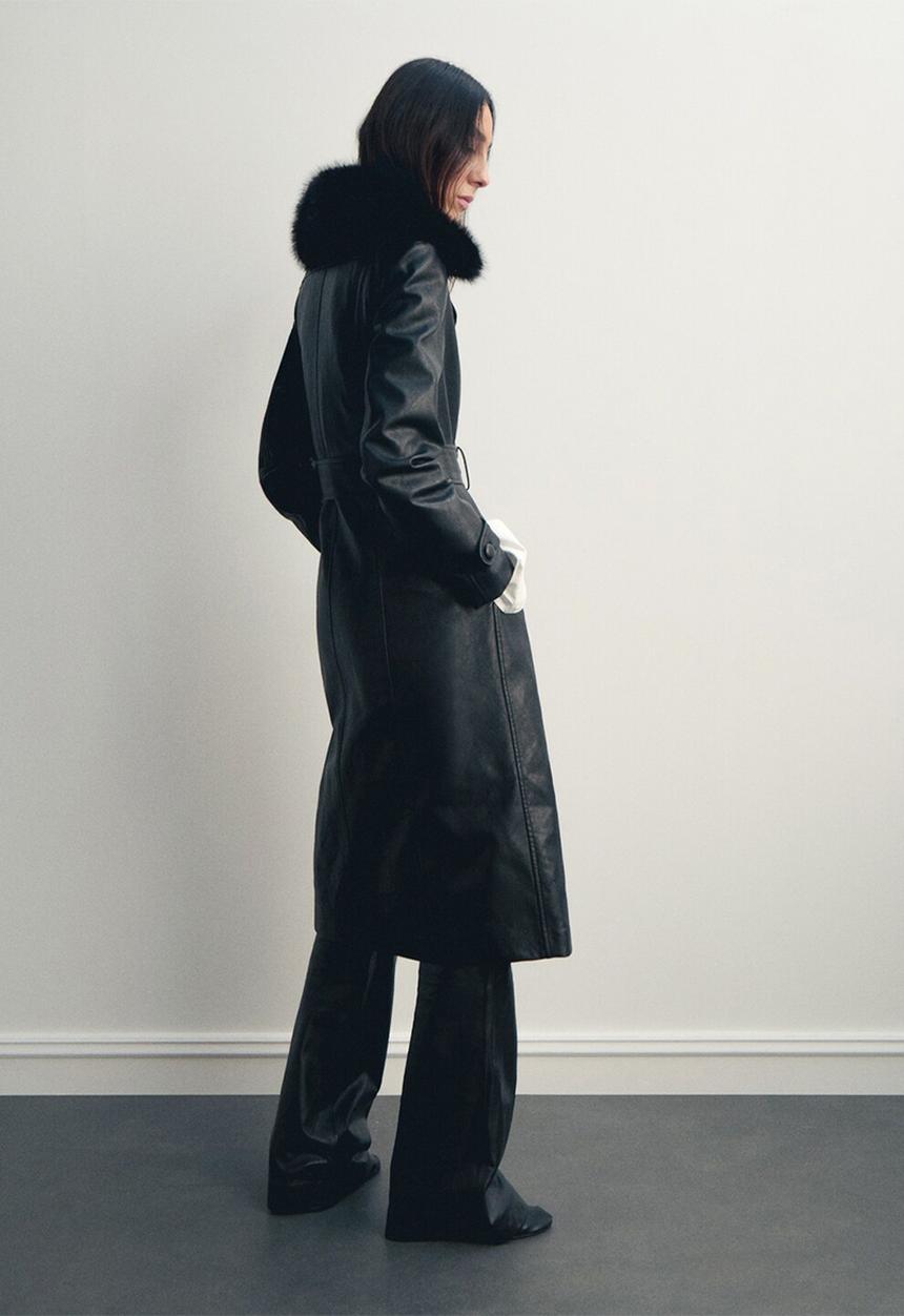MANGO - Coat fernanda - black