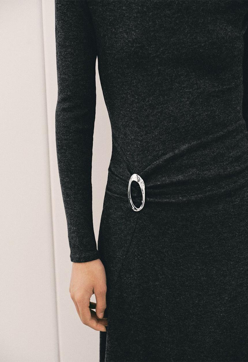 MANGO - Dress avery - grey