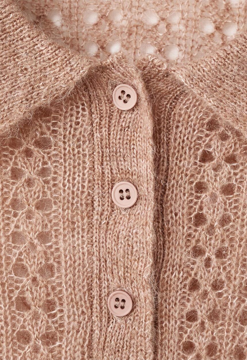 MANGO - Poloshirt nuez - medium brown