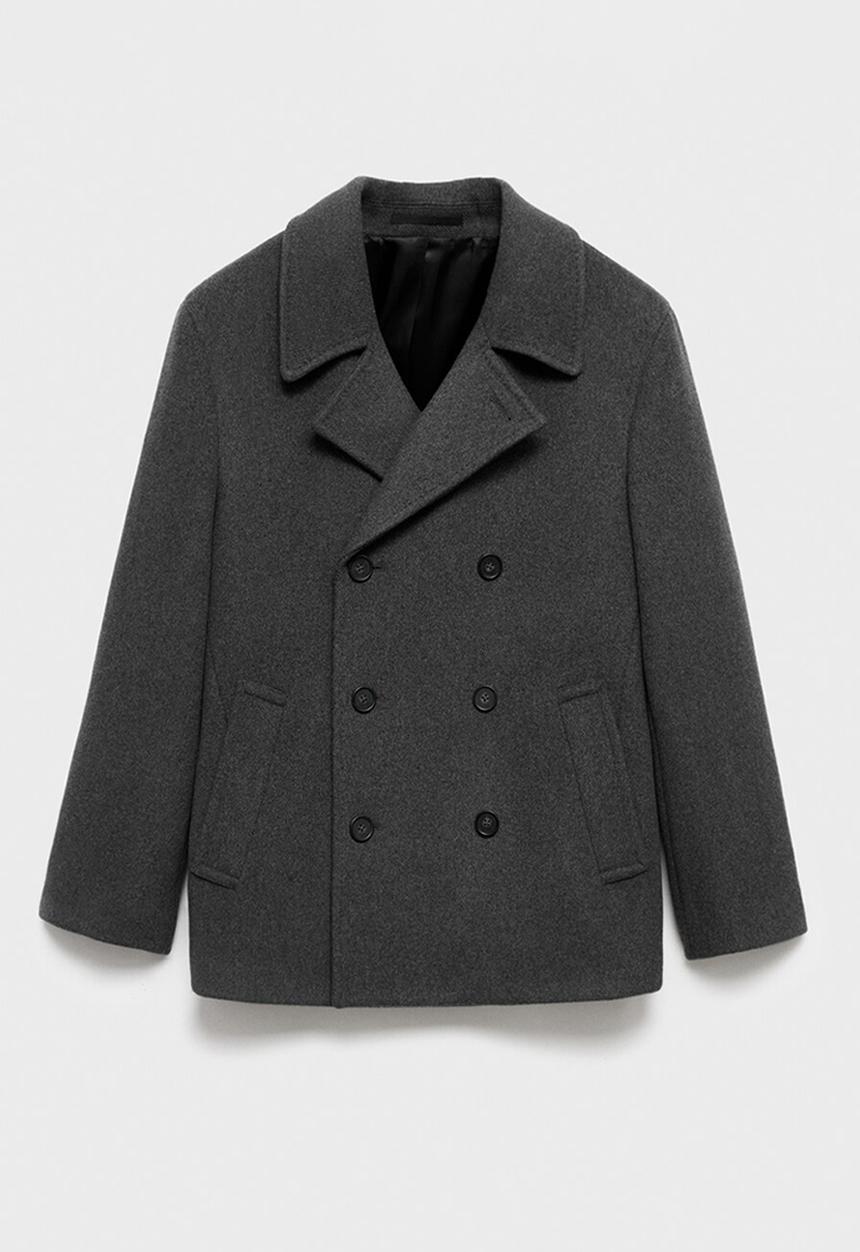 MANGO - Coat tinof - gray