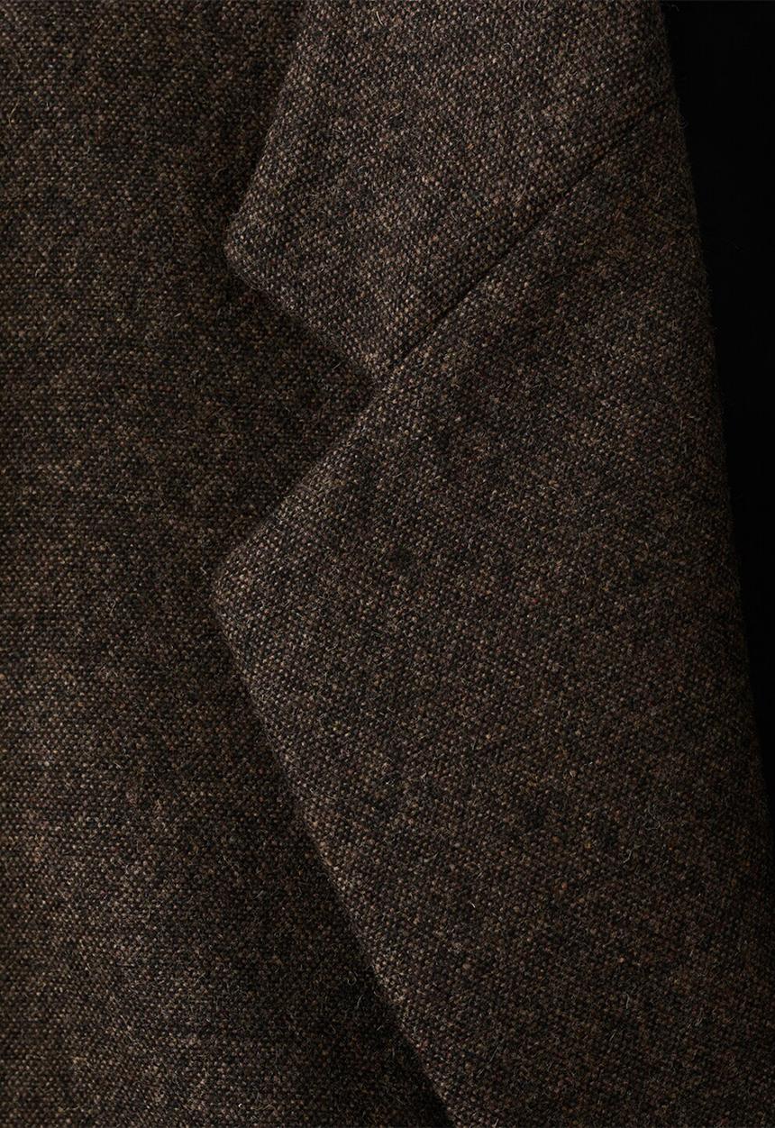 MANGO - Blazer piper - dark brown