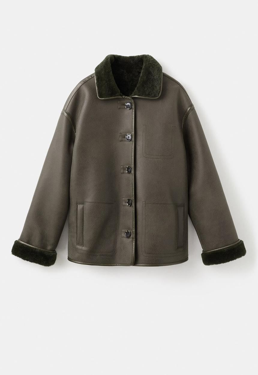 MANGO - Coat dune - beige/khaki