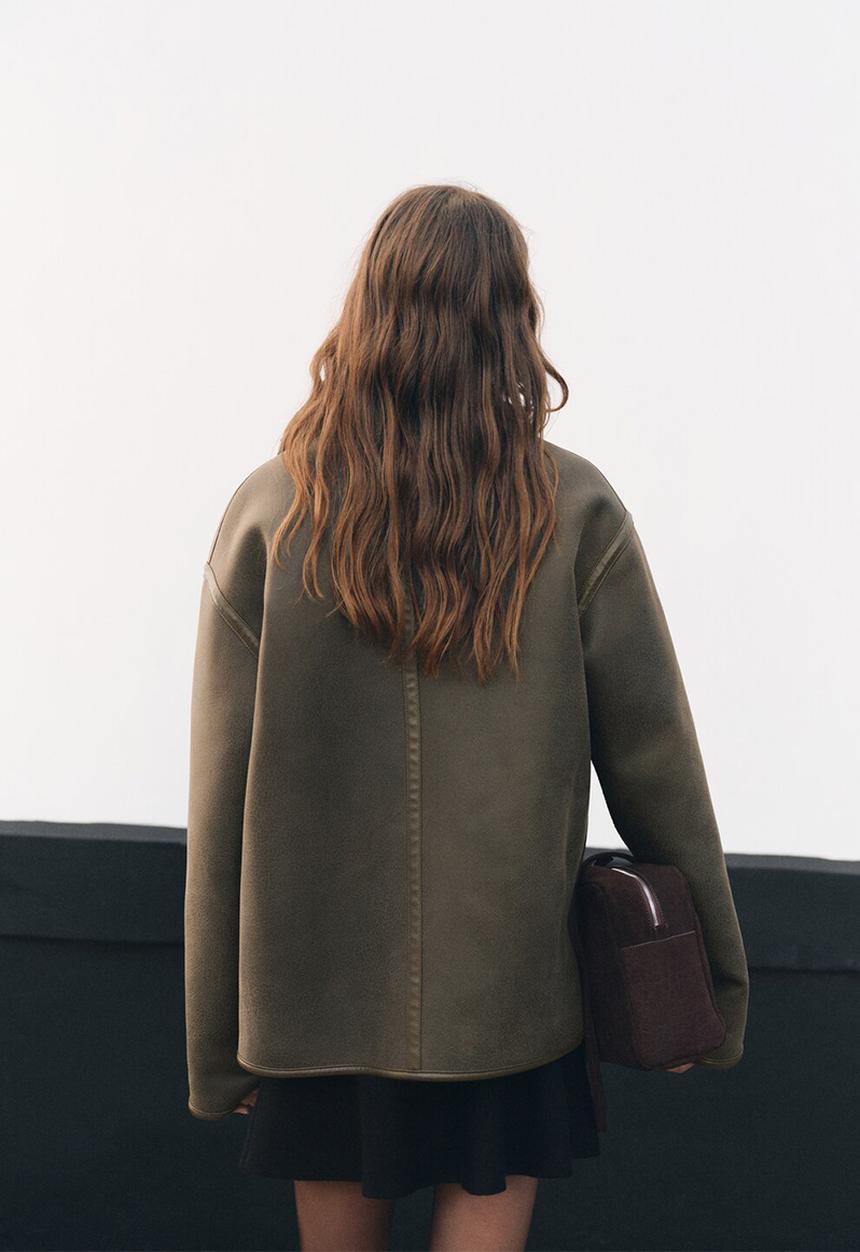 MANGO - Coat dune - beige/khaki