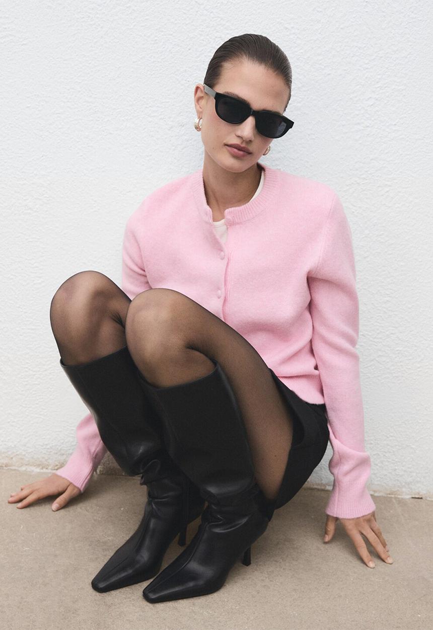 MANGO - Cardigan seedsun - pink