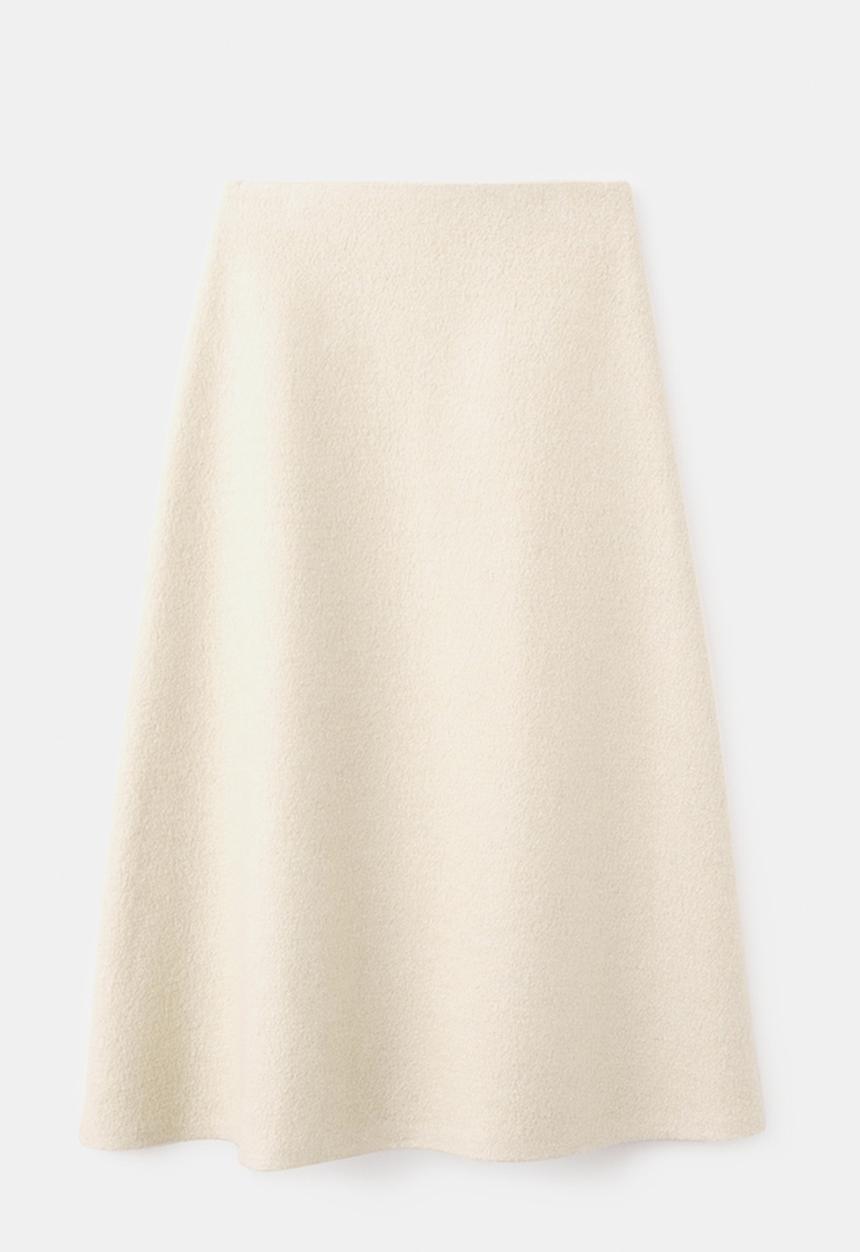 MANGO - Skirt penny - light beige