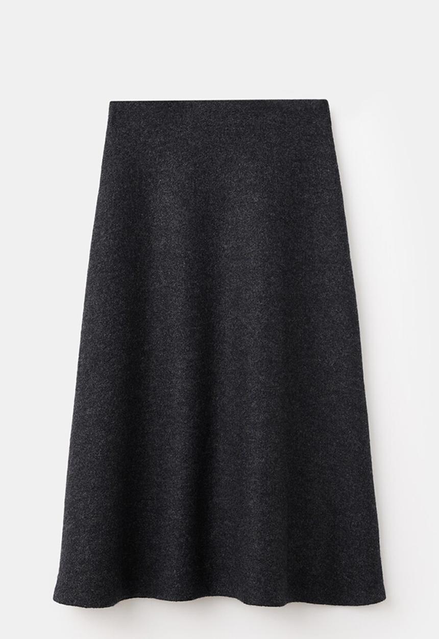 MANGO - Skirt penny - gray