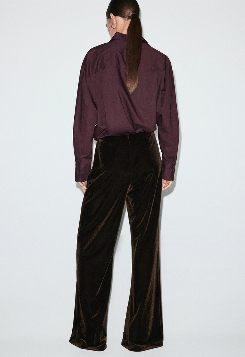MANGO - Trousers xenphant - brown