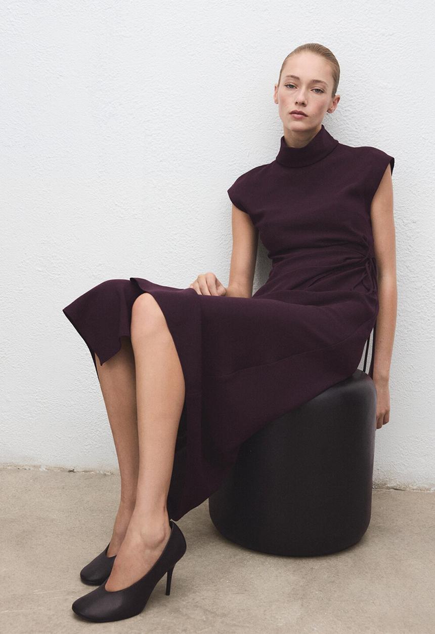 MANGO - Dress penny - medium purple