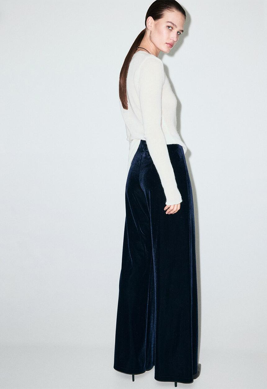 MANGO - Trousers xenphant - navy