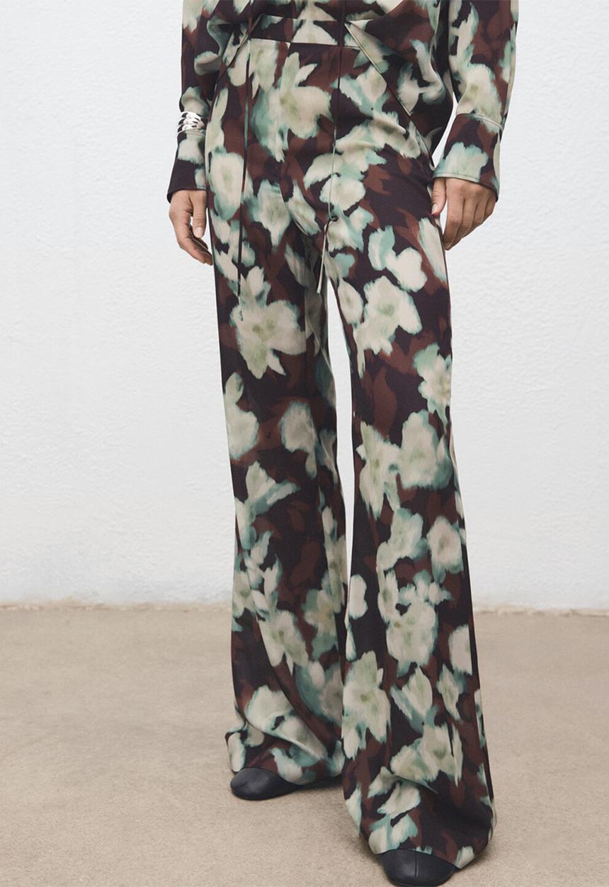 MANGO - Trousers patrik - green