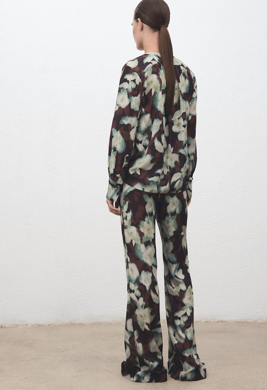 MANGO - Trousers patrik - green