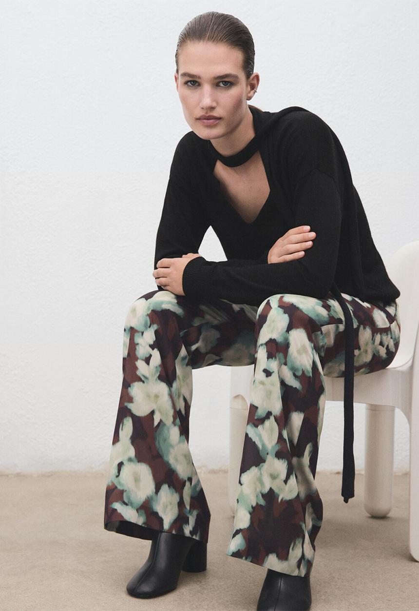 MANGO - Trousers patrik - green