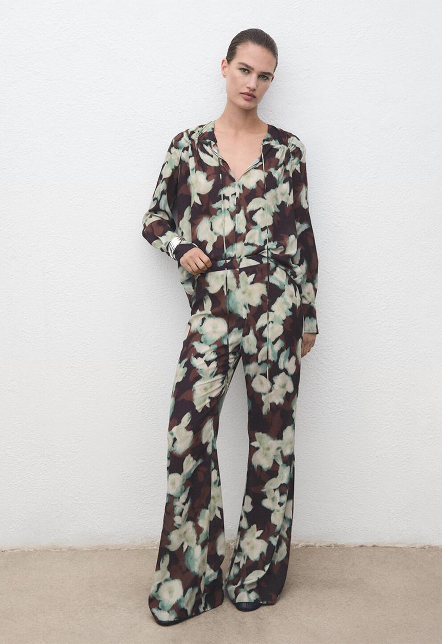 MANGO - Trousers patrik - green