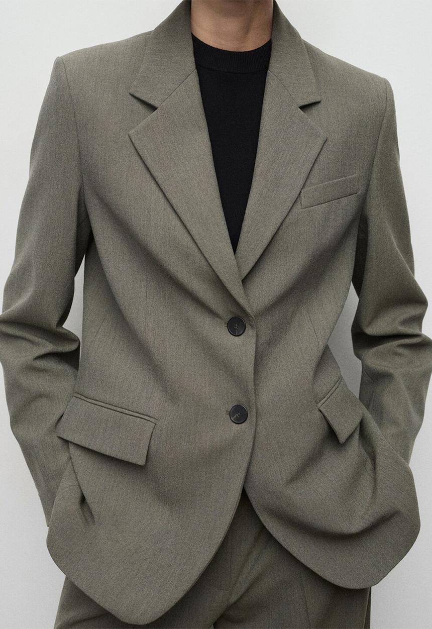 MANGO - Blazer napoli - green