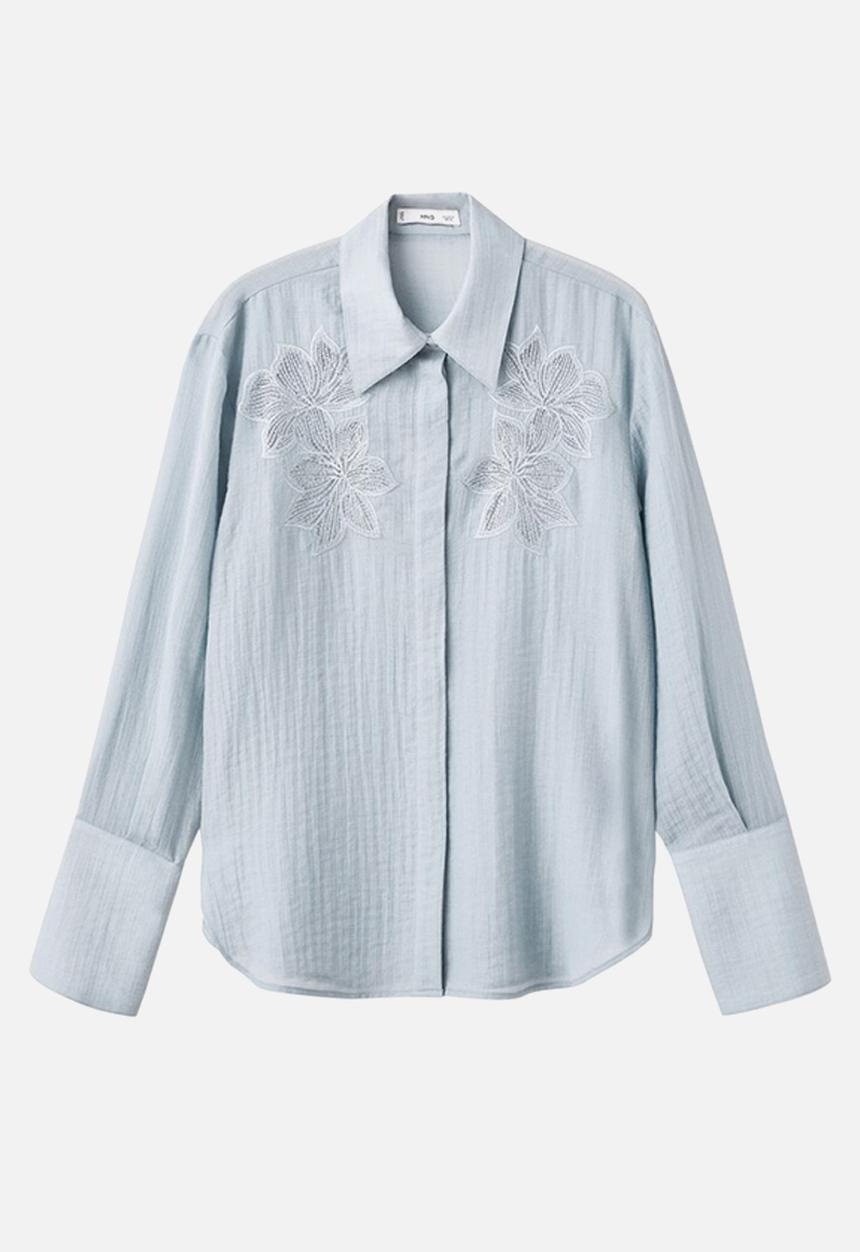 MANGO - Blouse miranda - medium blue