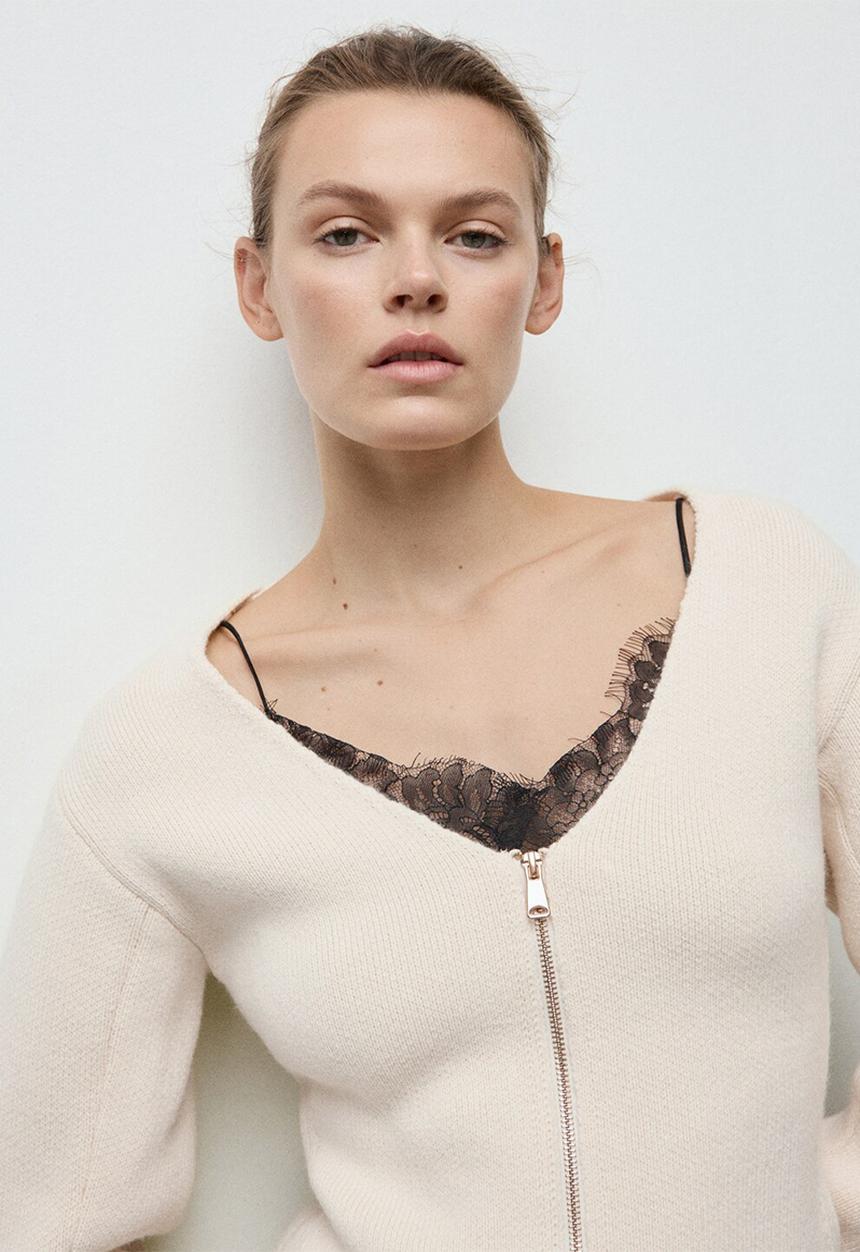 MANGO - Jacket chillida - light beige