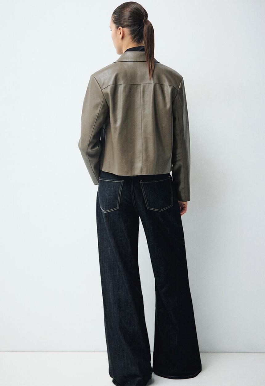 MANGO - Jacket sabi - dark green