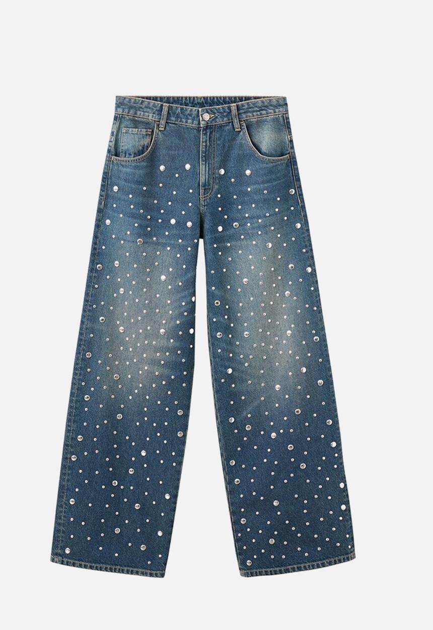 MANGO - Jeans elina - open blue