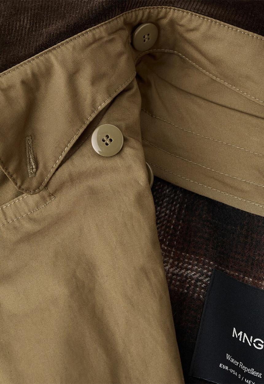 MANGO - Trenchcoat tome - beige & khaki